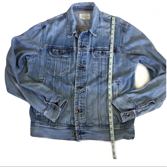 Rag & Bone Oversized Denim Jacket. Sz M - Picture 6 of 8